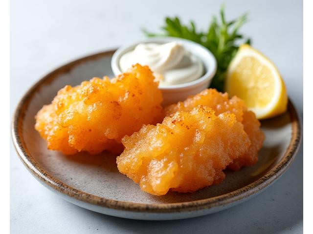 サクサクに揚がった黄金色のアジフライとタルタルソース